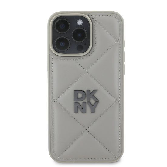 Изображение DKNY PU Leather Quilted Stack Logo Case for iPhone