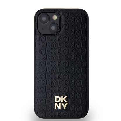 Picture of DKNY PU Leather Repeat Pattern Stack Logo MagSafe 