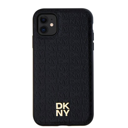 Picture of DKNY PU Leather Repeat Pattern Stack Logo MagSafe 