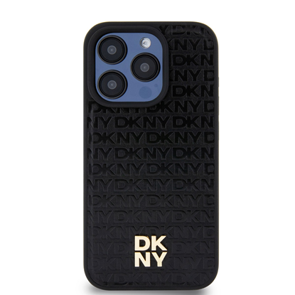 Attēls no DKNY PU Leather Repeat Pattern Stack Logo MagSafe 