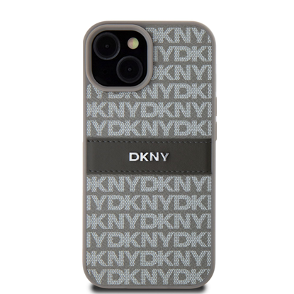 Picture of DKNY PU Leather Repeat Pattern Tonal Stripe Case f