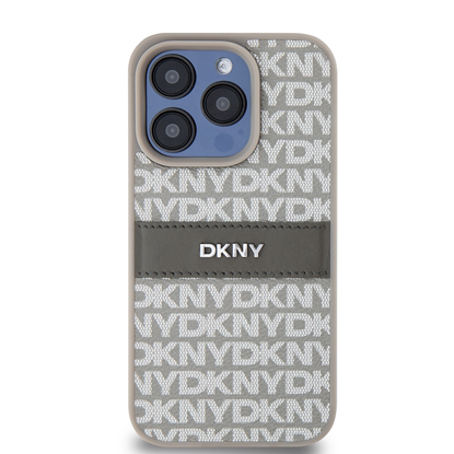 Picture of DKNY PU Leather Repeat Pattern Tonal Stripe Case f