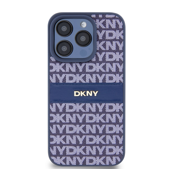 Picture of DKNY PU Leather Repeat Pattern Tonal Stripe Case f