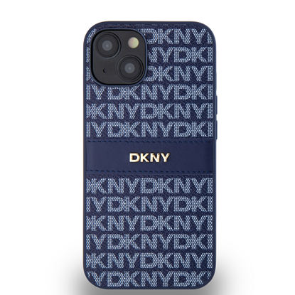 Attēls no DKNY PU Leather Repeat Pattern Tonal Stripe Case f