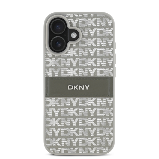 Picture of DKNY PU Leather Repeat Pattern Tonal Stripe Case f