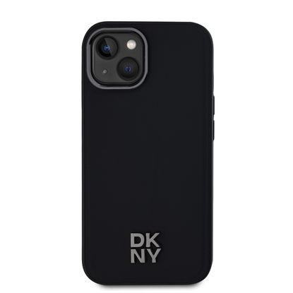 Attēls no DKNY PU Leather Stack Logo Magsafe Case for iPhone