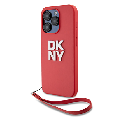 Attēls no DKNY PU Leather Stack Logo Wrist Strap Case for iP