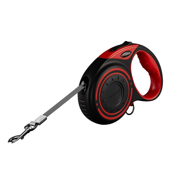 Picture of Dogness automatic leash with flashlight and bag co