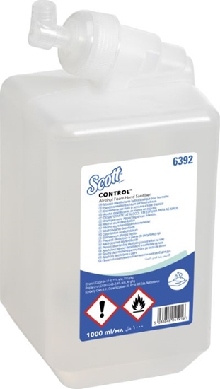 Picture of Dozownik do myda Scott Scott Control - Pianka do dezynfekcji rk, wkad do dozownika - 1 l