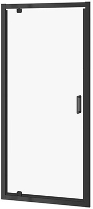 Attēls no DRZWI PIVOT KABINY PRYSZNICOWEJ ARTECO CZARNA 90X190 SZKO TRANS