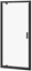 Picture of DRZWI PIVOT KABINY PRYSZNICOWEJ ARTECO CZARNA 90X190 SZKO TRANS