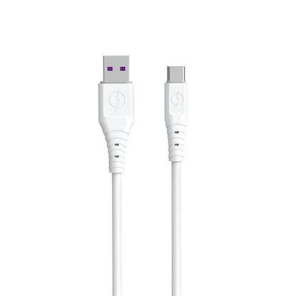 Attēls no Dudao Dudao cable USB - USB Type C 6A cable 1 m white (TGL3T)