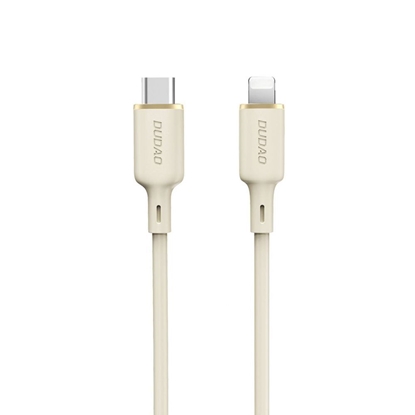 Attēls no Dudao L7SCL USB-C - Lightning cable 30W 1m - beige