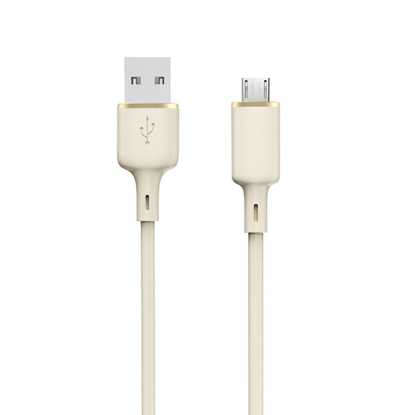 Attēls no Dudao Dudao L7SM USB-A - micro USB cable 5A 1m - beige
