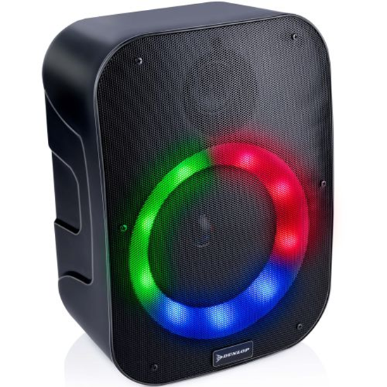 Picture of Gonik Dunlop gonik mobilny Bluetooth 20W D500 Radio FM Diody LED Czarny