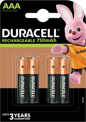 Picture of Duracell AAA (4pcs) Akumulators Niķeļa-metāla hidrīda (NiMH)