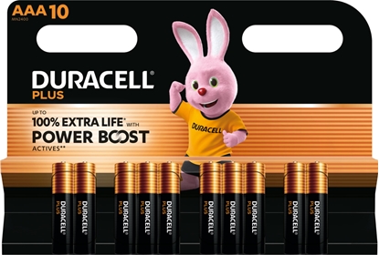 Attēls no Duracell Plus Vienreizējas lietošanas baterija AAA Sārmaina akumulatoru baterija