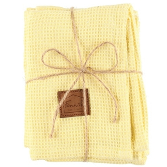 Изображение Dvielis virtuves Fanni bambusa 50x70cm 2gb, dzelte