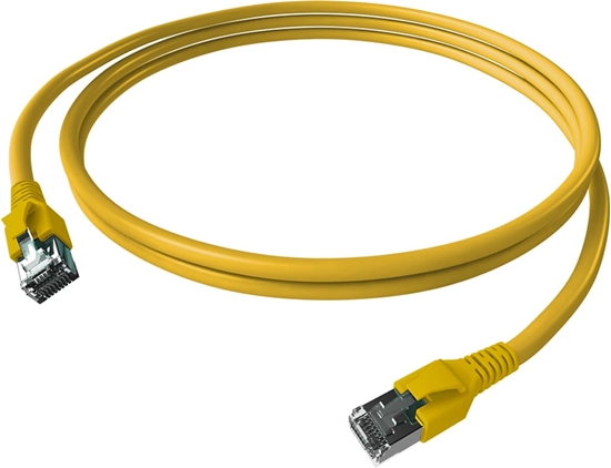 Picture of Easylan FlexBoot Patch Cable Cat.6A, S/FTP, yellow, 3 m