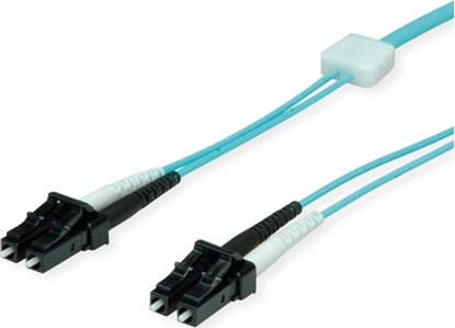 Attēls no Easylan saCon Patch cables LED-Duplex 50/125µm OM3, LC/LC, turquoise, 5 m