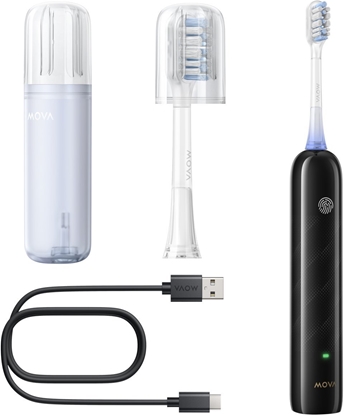 Изображение Elektryczna Szczoteczka do Zbów MOVA Fresh by Dreame Czarna Wybielanie FDA