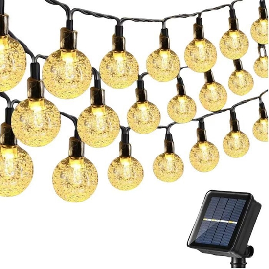Picture of Elight Garden Decor Solar IP65 LED glass balls (1cm) style bulb string light 11m 50pcs bulbs