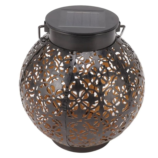 Picture of Elight Garden Decor Solar IP65 LED Retro Latern shape hanging lamp (15x15cm) with dark sensor