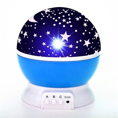 Picture of Elight L1 2in1 Star Sky projector and Night lamp with 4x AAA / USB Cable 220V Power Blue