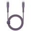 Picture of ENERGEA kabel Flow USB-C - USB-C 1.5m fioletowy|pu