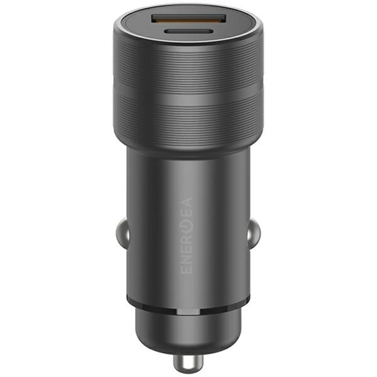 Picture of ENERGEA ład. sam. 1xUSB+1xUSB-C PD-QC 3.0 38W szar