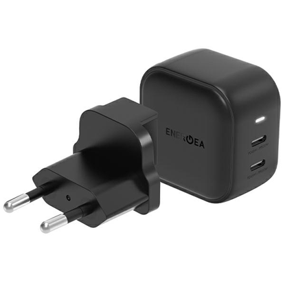 Attēls no ENERGEA ład. siec. 2xUSB-C PD-PPS 45W 2C czarny|bl
