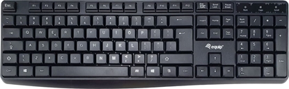 Изображение Equip 245215 tastatūra Birojs USB QWERTY Amerikāņu angļu valoda Melns