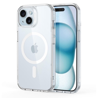 Picture of ESR ESR Classic Hybrid Halolock Case with MagSafe for iPhone 15 - Clear