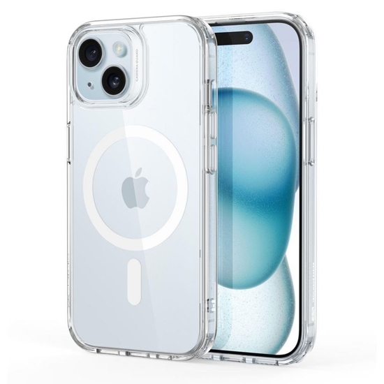 Picture of ESR ESR Classic Hybrid Halolock Case with MagSafe for iPhone 15 - Clear