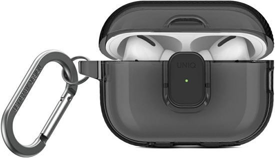 Изображение Etui UNIQ Glase Pro do Apple AirPods Pro 2 Lock Case dymny