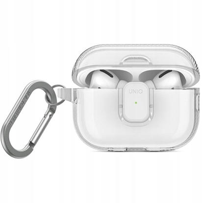 Изображение Etui UNIQ Glase Pro do Apple AirPods Pro 2 Lock Case przezroczysty