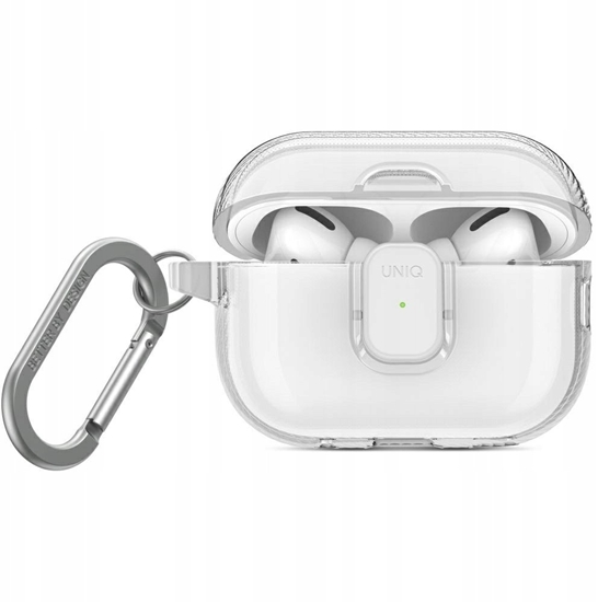 Изображение Etui UNIQ Glase Pro do Apple AirPods Pro 2 Lock Case przezroczysty