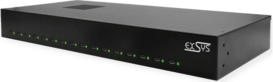 Picture of Exsys EX-11016 16 Port USB-C Highpower Ladestation 480W
