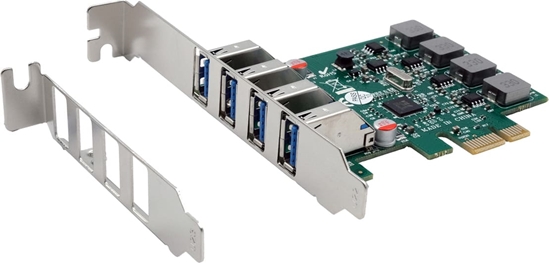Picture of Exsys EX-11044 4-Port USB 3.2 Gen 1 PCIe Karte