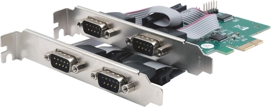 Изображение Exsys EX-46014 4S Seriell RS-232 PCIe Karte