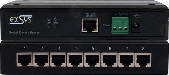 Picture of Exsys EX-61008 Serial Device Server 8 x Seriell RS-232/422/485