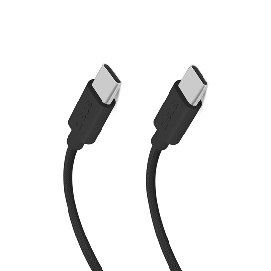 Изображение Kabel USB SBS USB-C - USB-C 1.5 m Czarny (TECABLETISSUETCCK)