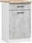 Изображение Fabryka Mebli Akord SZAFKA KUCHENNA OLIWIA S 50cm 1D 1S BIAA-BETON