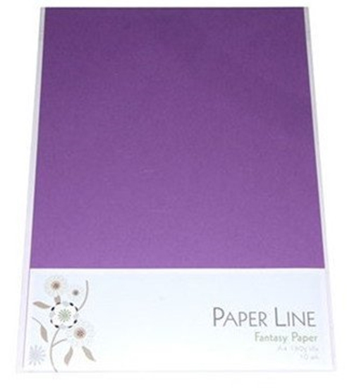 Picture of Fantasy karton 180g A4 10stk i pakke lilla