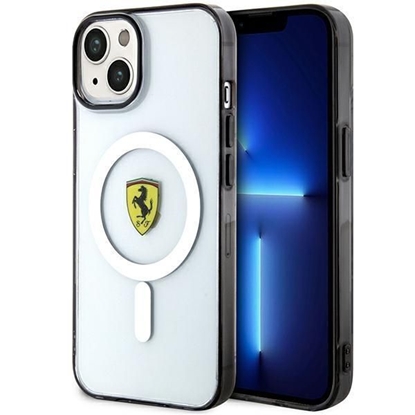 Attēls no Ferrari Ferrari FEHMP14SURKT iPhone 14 6.1" clear/transparent hardcase Outline Magsafe
