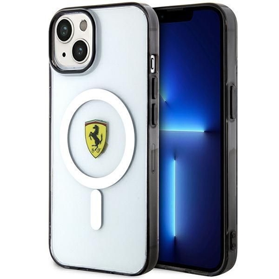 Picture of Ferrari Ferrari FEHMP14SURKT iPhone 14 6.1" clear/transparent hardcase Outline Magsafe