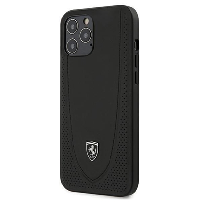 Attēls no Ferrari Ferrari FEOGOHCP12LBK iPhone 12 Pro Max 6.7" black/black hardcase Off Track Perforated