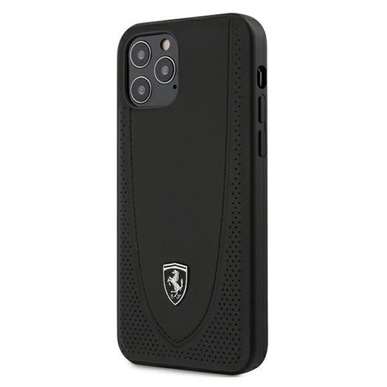Picture of Ferrari Ferrari FEOGOHCP12MBK iPhone 12/12 Pro 6.1" black/black hardcase Off Track Perforated