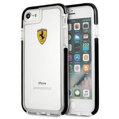 Picture of Ferrari Ferrari Hardcase FEGLHCP7BK iPhone 7/8 SE 2020 / SE 2022 Shockproof transparent black