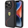 Picture of Ferrari Ferrari Twist Metal Logo case for iPhone 15 Pro - black